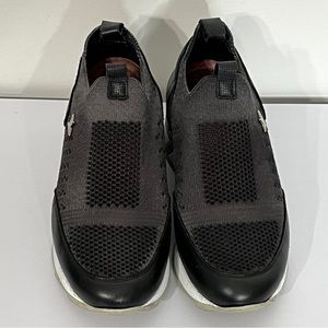 Cetti Knitting Black White Military Sneakers